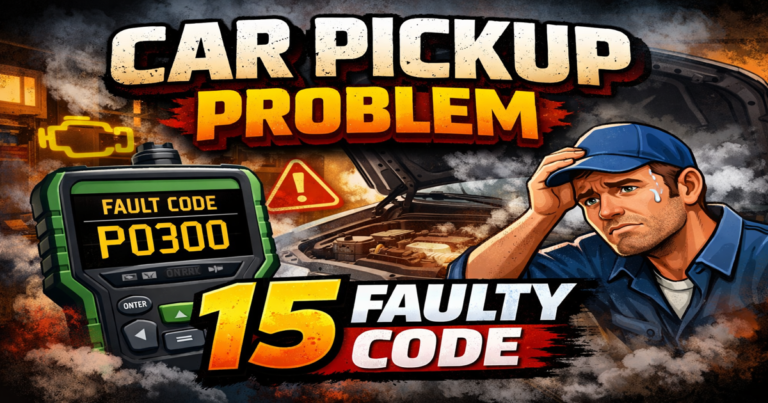 Petrol & Diesel Engine Pickup Problem के 15 कारण एवं समाधान।