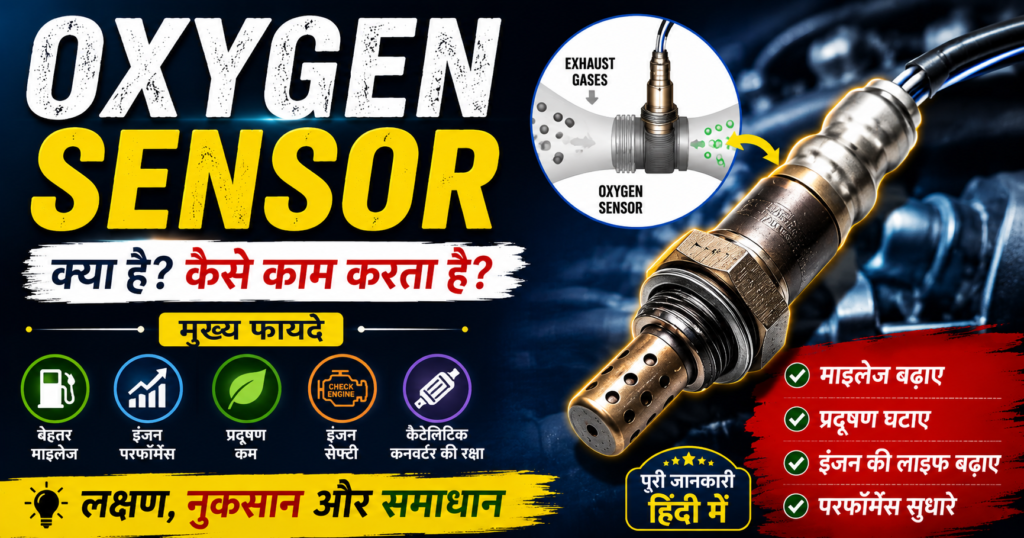 Oxygen Sensor क्या है ? नुकसान , फायदा और समाधान। जिसे ( O 2 ) सेन्सर भी कहते हैं । 
