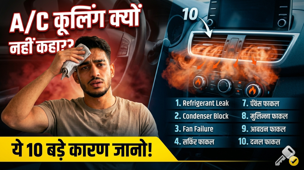 Car AC Cooling Problem Solution हिन्दी।