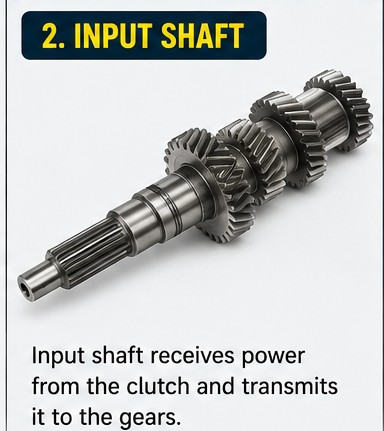 transmission input shaft