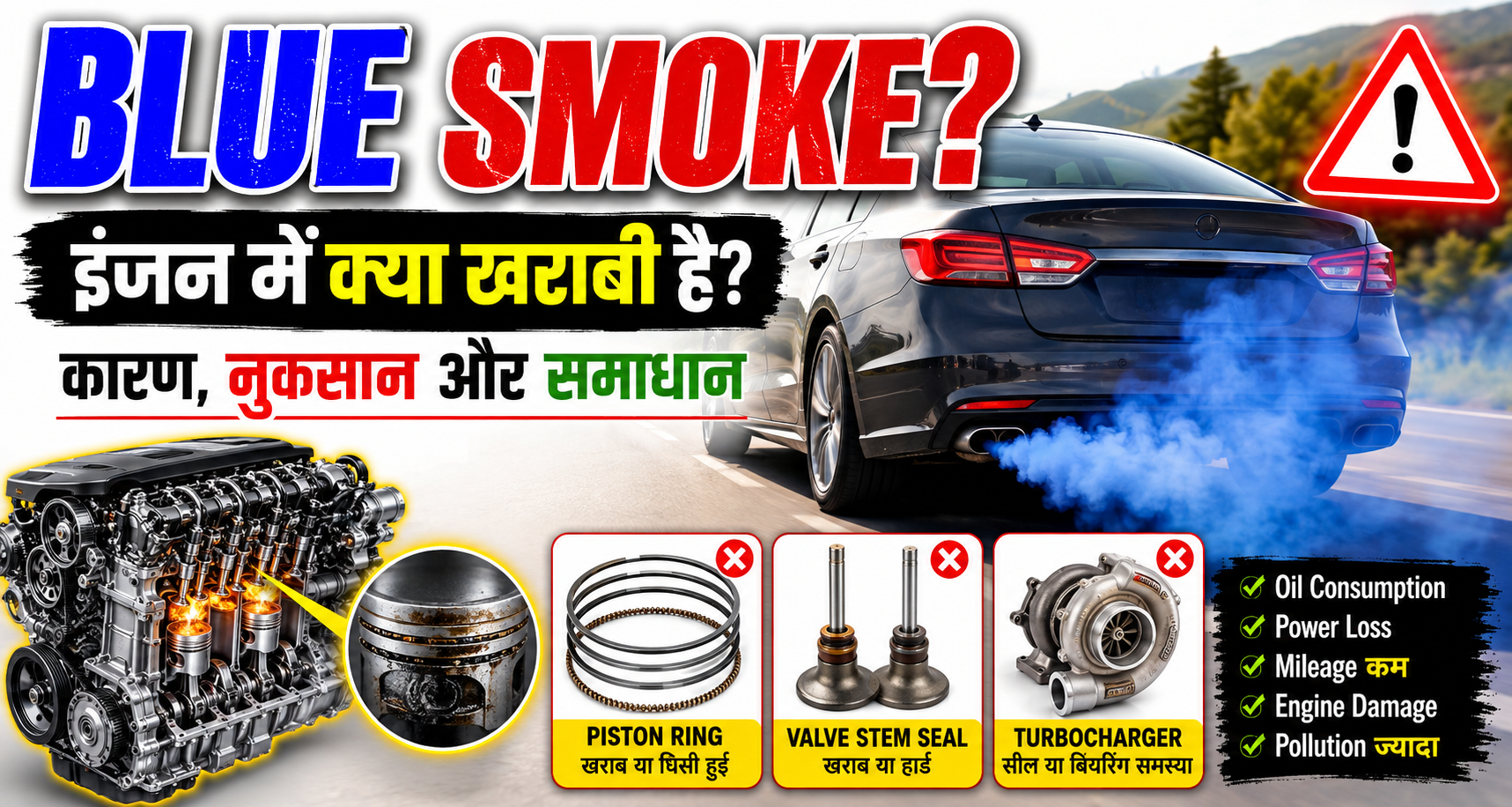 Blue Smoke from Exhaust