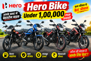 Hero Motorcycles Under 100000 Rs .